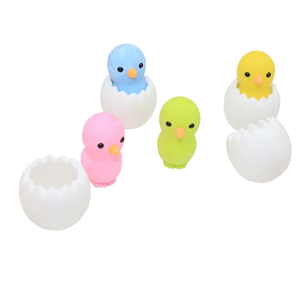 Correction Tool Animal Eraser Stationery Chicken Baby Eraser Chicken Egg Erasers Eggshell Eraser