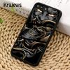 Krajews Japanese Oni Hannya Demon Mask Phone Case For iPhone 17 Air 16 15 14 plus 11 12 13 pro max coque