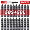 10-100PCS Universal Vacuum Car Tyre Repair Rubber Nail For Car Motorcycle Scooter Tubeless Tire Repair Kit Glue Free Tire Nails
