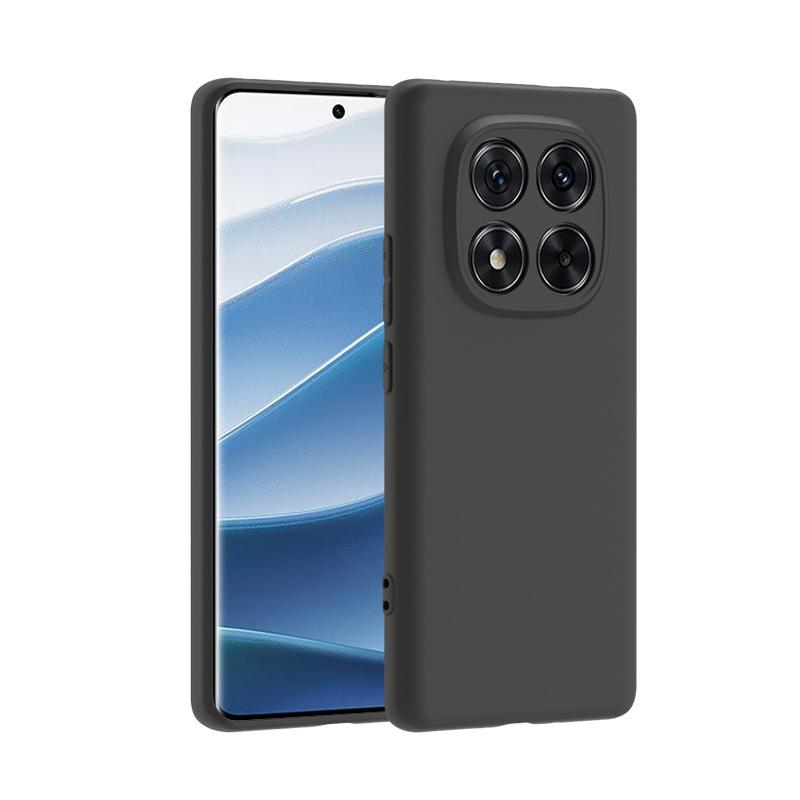 Чехол для Xiaomi Redmi Note 15 Pro Plus 5G Черный Матовый Мягкий ТПУ Задняя Крышка Телефона для Redmi Note 15 5G Чехлы Note15 Pro
