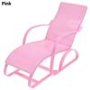 Children' Gift Garden Bench Toy Accessories Doll Beach Chair Foldable Deckchair Dollhouse Furniture