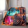 1Pc Cars Desert Flannel Blanket, Soft And Comfortable, Casual Warm, Camping Travel, Christmas, Halloween Xmas Gift S1148