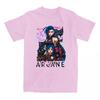 Игровая футболка Jinx Arcane с коротким рукавом, летняя, с круглым вырезом, с графическим принтом, одежда в стиле хип-хоп, уличная мода, унисекс, хлопковая, мягкая футболка