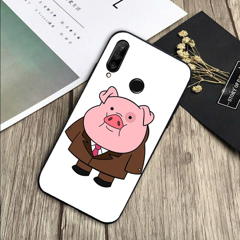 Милый РОЗОВЫЙ Кавайный Поросенок Для Huawei Nova Y72 Y73 Y90 Y70 Y60 Y91 Y61 12s 12i 11i 8i 9 10 SE P40 Lite P60 P30 Pro Чехол