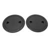 2PCS 8 Inch Deck Plate Round with Detachable Cover Antislip Excellent Rubber Sealing Inspection Hatch Cover for Marine
