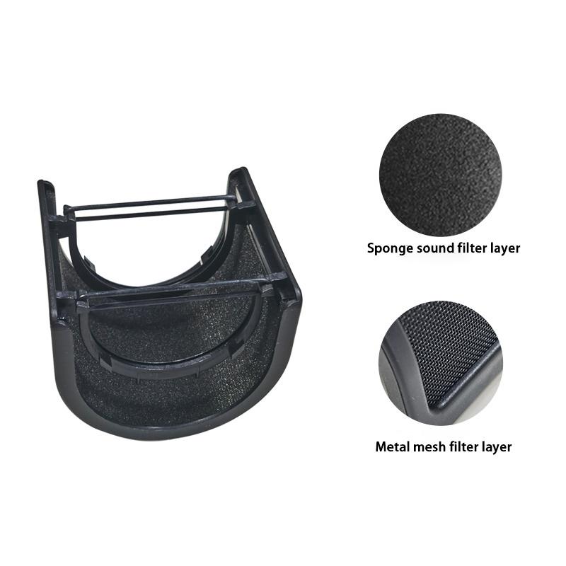 1Pc Handheld Mic Shield Pop Filter Upgraded Double Layers Metal Mesh Foam Etamine Layer Microphone Windscreen Cover
