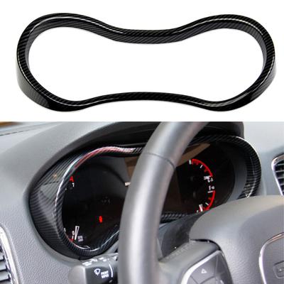 Dashboard Meter Panel Frame Cover Trim Frame ABS Carbon Fiber Look Fit for Dodge Durango 2014- Car Interior Accessories