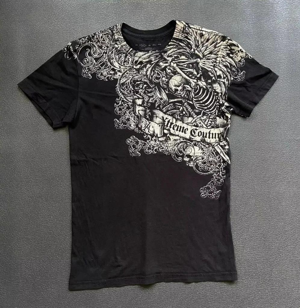 Мужская летняя футболка с принтом черепа, удобная, с круглым вырезом, в уличном стиле, для активного отдыха