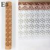1pc Wooden Texture Rolling Pin Ceramic Pottery Art Embossed Rod Flower Pattern Mud Roll Roll Reliefs DIY Clay Craft Tool
