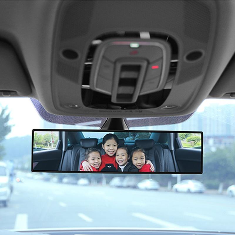 270 мм/300 мм синие зеркала с изогнутой поверхностью, универсальное автомобильное зеркало заднего вида, антибликовое HD широкоугольное зеркало, автомобильные аксессуары