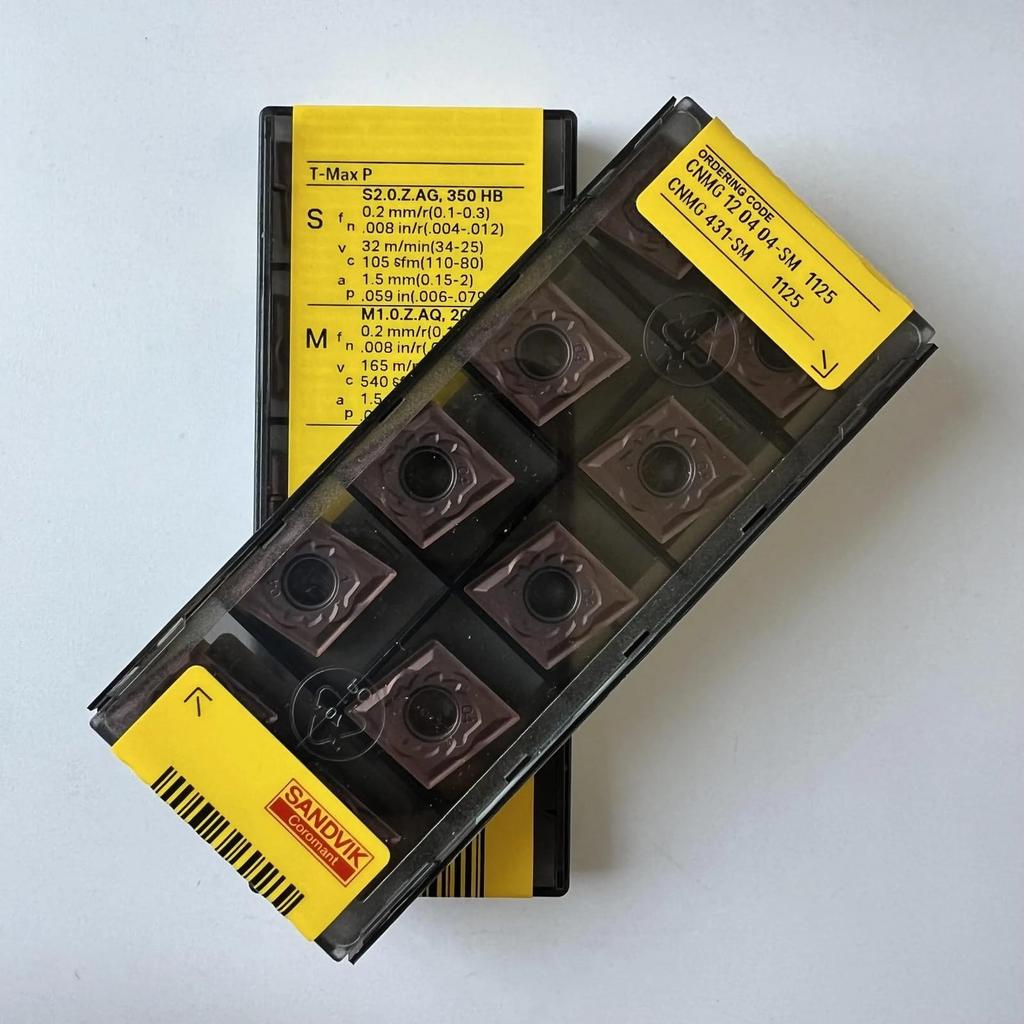Оригинальная Sandvik / CNMG120404-SM 1125 / твердосплавная пластина для инструмента с ЧПУ 10 шт.