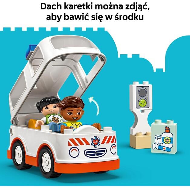 Конструктор LEGO DUPLO 10447 Карета скорой помощи с водителем