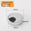 Premium Zinc Alloy Round Wire Grommet Box for Desks and Cabinets