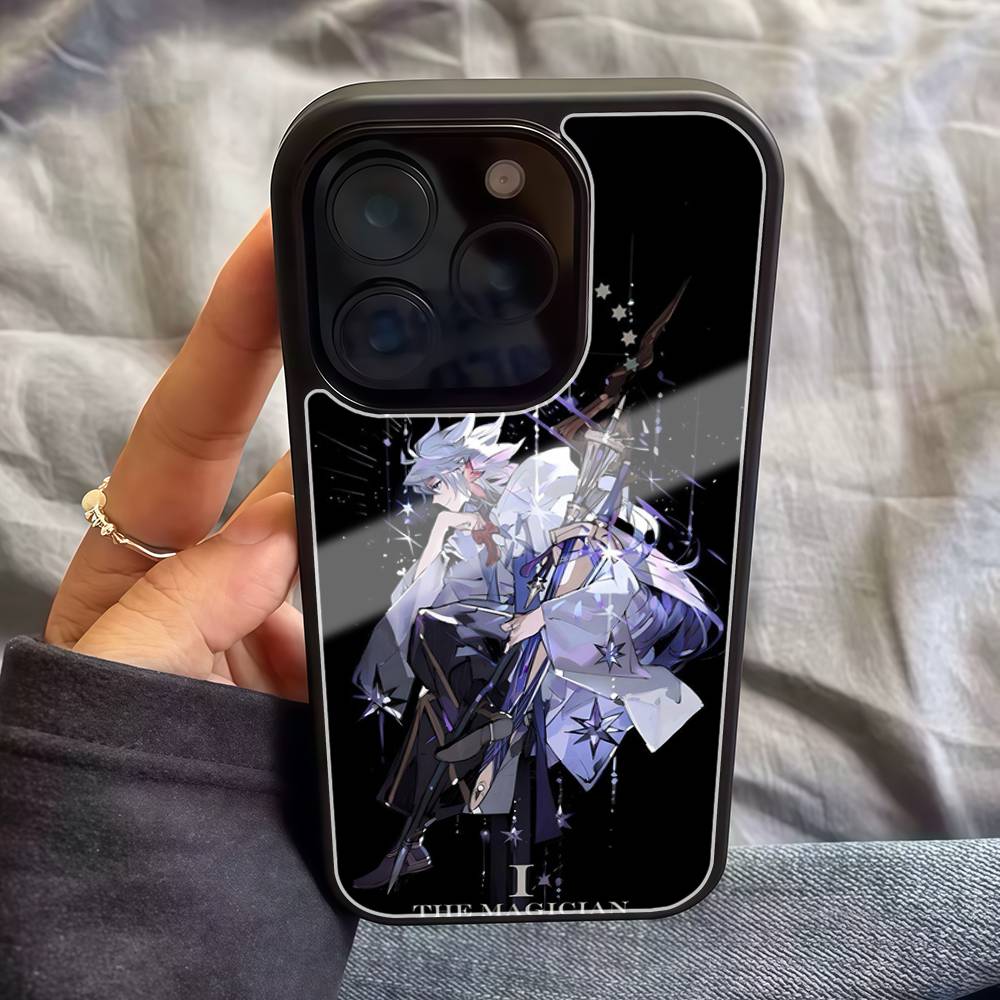 Модный Чехол для Телефона в Стиле Аниме Fate-Grand-S Order Для IPhone17 16 15 14 13 12 11 Pro Max Глянцевая HD Жесткая PC Крышка