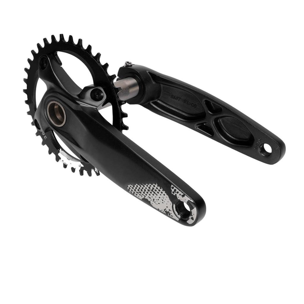 Велосипедная шатуны, черная полая интегрированная положительная отрицательная передача, 36 зубьев, передняя звездочка с кареткой