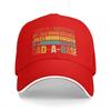 Baseball Caps I Keep All My Dad Jokes In A DadABase Fun Casquette Unisex Outdoor Summer Hats