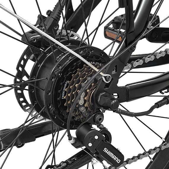EMOKO EC27 20*25ah dual-battery electric bicycle for city delivery and freight,27.5",500W,front and rear hydraulic brakes,maximum range of 150-180km.