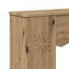Fireplace Surround Artisan Oak 102 x 20 x 102 cm Engineered Wood