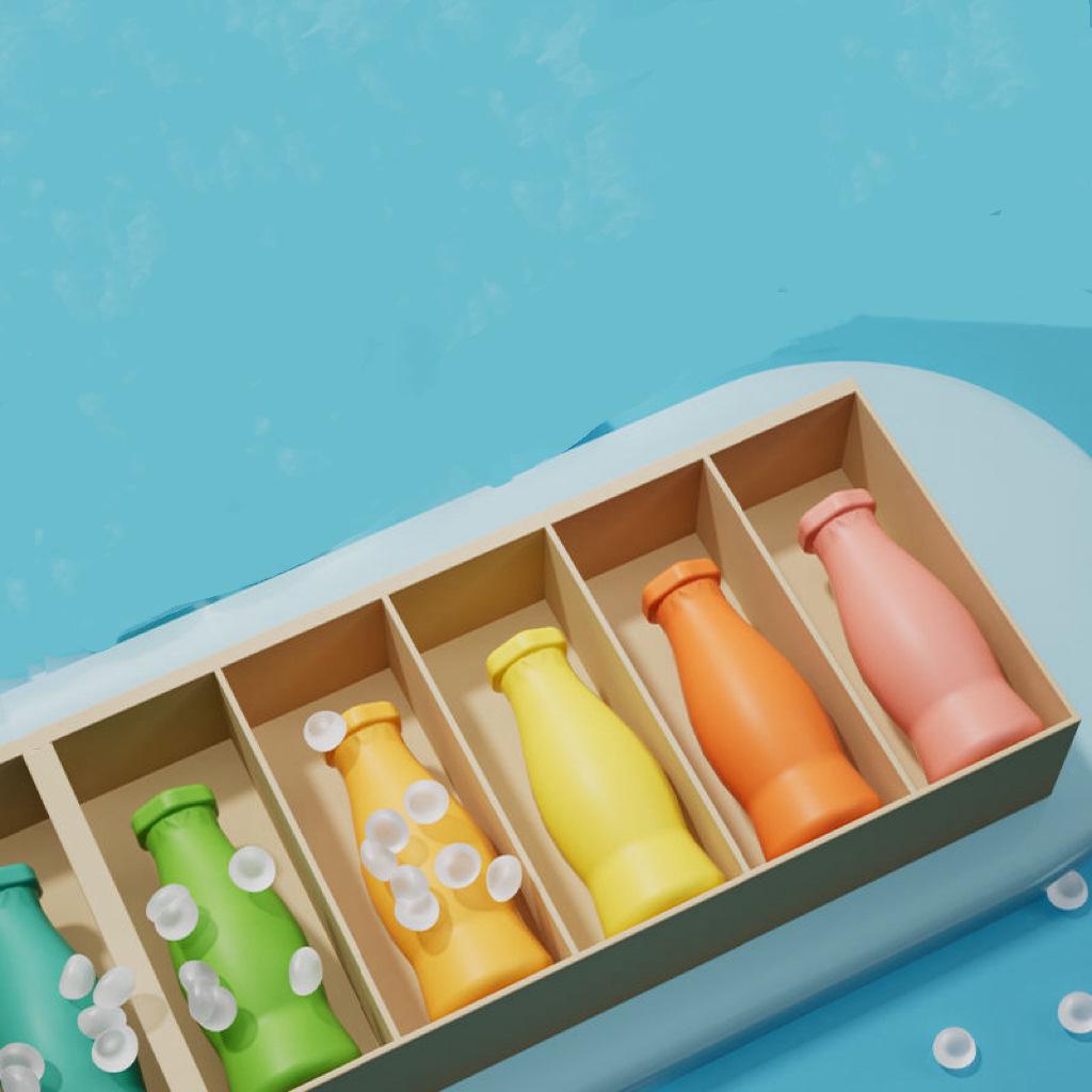 Children's Educational Guess the Drink Bottle Game