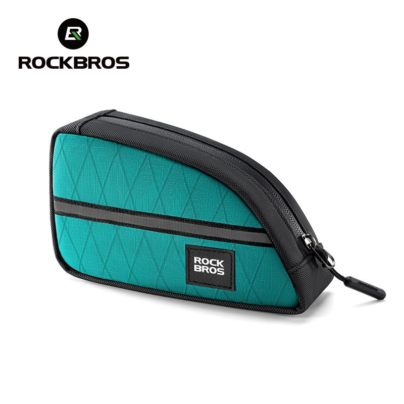 Велосумки Rockbros Для складного велосипеда Brompton 0,8 л Удлиненный дизайн Велосумка Треугольные сумки Сумка для уличных инструментов