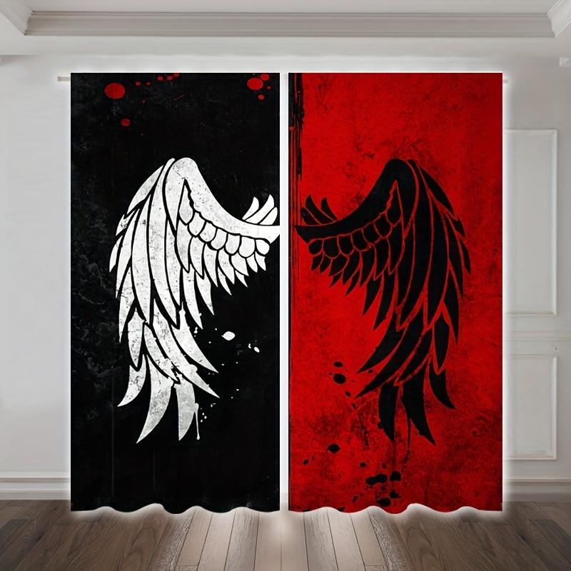 2-панельные черные и красные шторы Дамы Г-н. Шторы King Queen Шторы для спальни Гостиная Кухня Оконные жалюзи cortinas sa