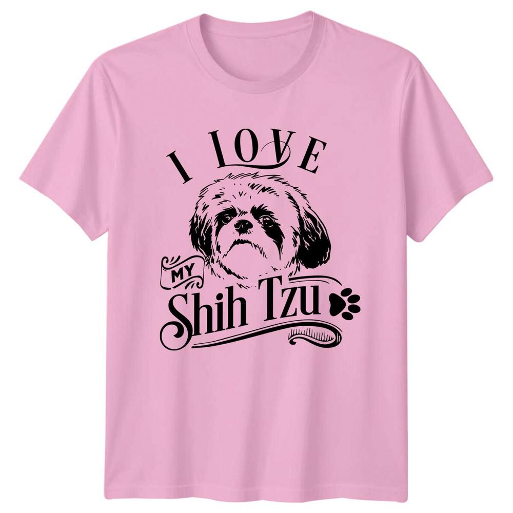 I Love My Shih Tzu Dog Breed Pet Animal Lover TShirt
