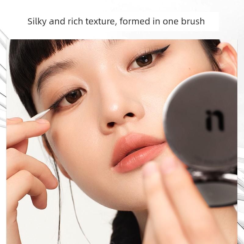 Unny Eyeliner Gel Pen Waterproof Smudge-Proof Long-Lasting Brown Lower Lash Mascara Pen for Beginners Aegyo-Sal Eye Makeup