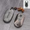 VFO1   For Mercedes-Benz TPU Car Key Cover E-Class/Class E300L/C260L/A200L Car Key Decorative Leather Pattern All-Pack Protective Case