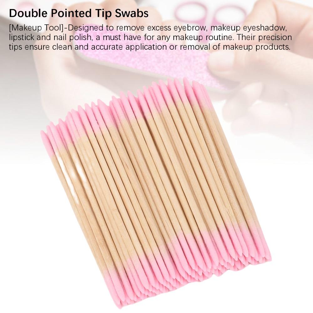 10 Bags Wooden Stick Body Double Pointed Cotton Swabs Electronic Equipment Gap Dust Removal