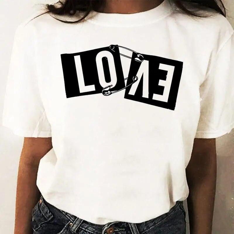 Girl Tops Sloths Koala Cartoon Pattern O-Neck Shirt Clothes For Women Ladies Anime Tshirt Oversized Tops Custom TShirt Tee-Shirt