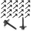 20PCS Car Wheel Well Liners Replacement OEM#11570498,Multi-Purpose Car M4 Fender Liner Screws & Bolts for Various Parts,Universal Bumper Cover Fender