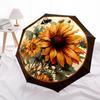 1pc Sunflower Bouquet Automatic Folding Umbrella. Portable collapsible design, Best  birthday festival gift yy250924167