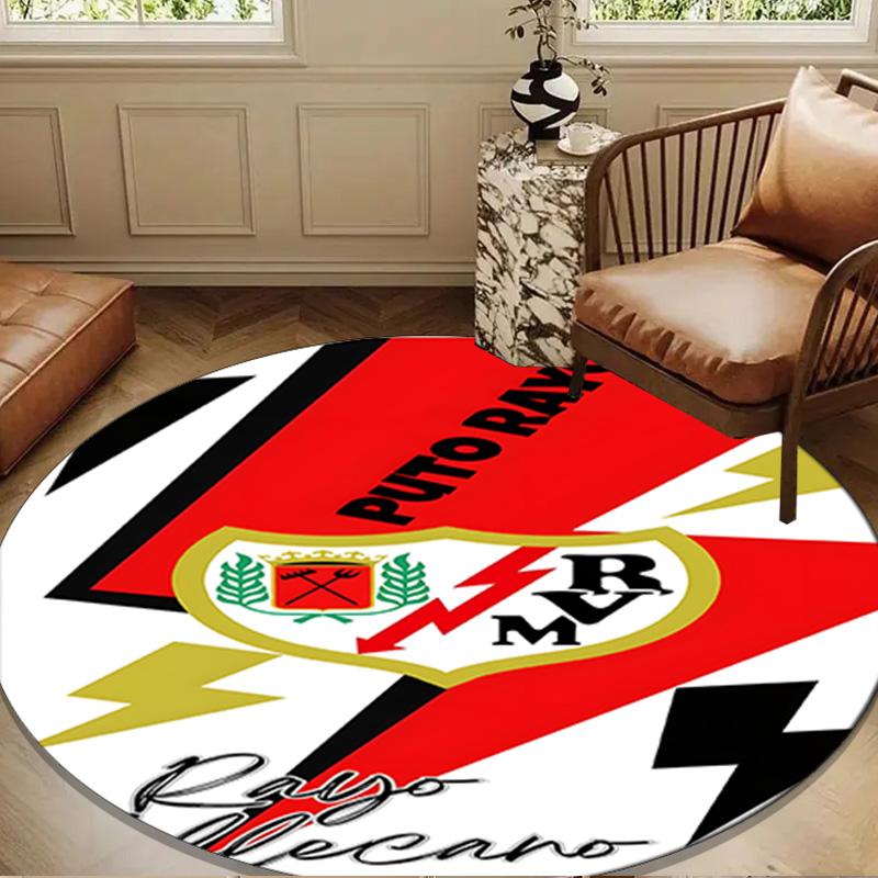 Red White Valle-cano Round mat Home Decor, Chair rug For livingroom,Bedroom, doormat home decor Birthday Gift Christmas Gifts