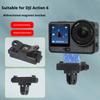 Для камеры DJI Action 6 Магнитный адаптер-вилка Быстросъемный адаптер Основание для удлинительного крепления Адаптер с двумя зажимами Аксессуар для камеры