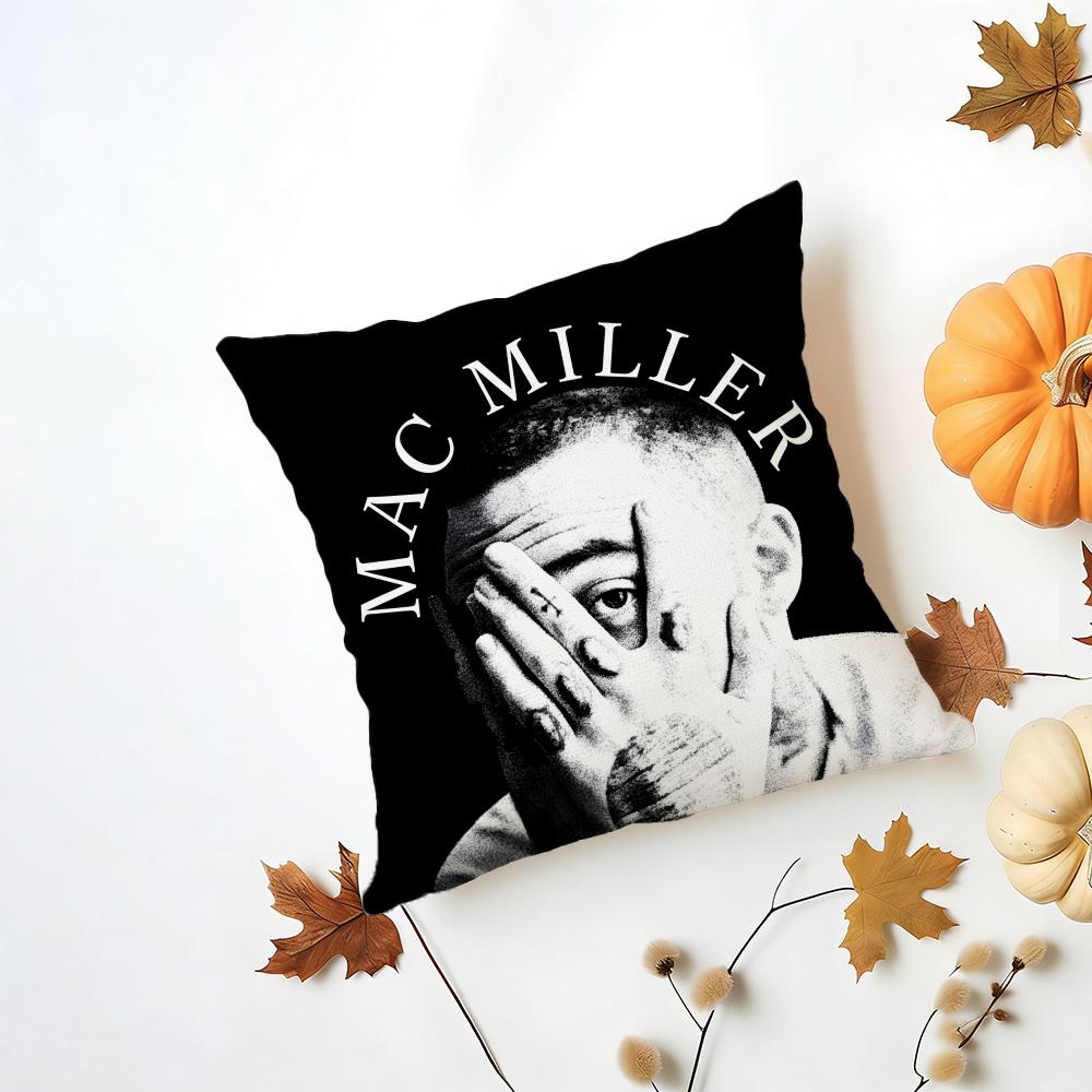 Fashion Handsom Charming MMac MillerS Cushion Cover Washable Linen Pillowcase Soft for Daily Sofa Bed Home Room Decor