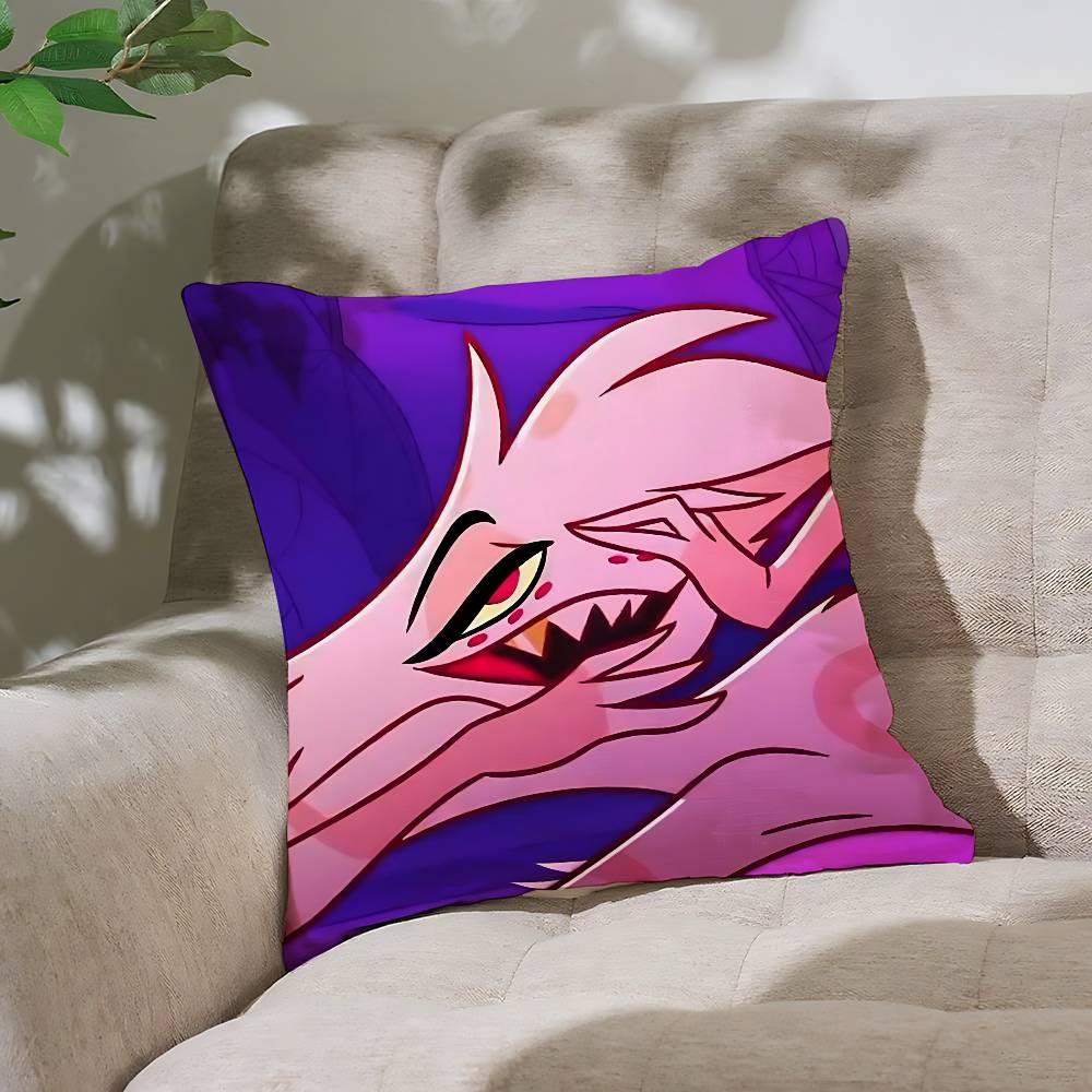 CuteAangelDdustS Kawaii Customizable Square Pillowcases Stylish And Soft Perfect For Beds Cars And Sofas