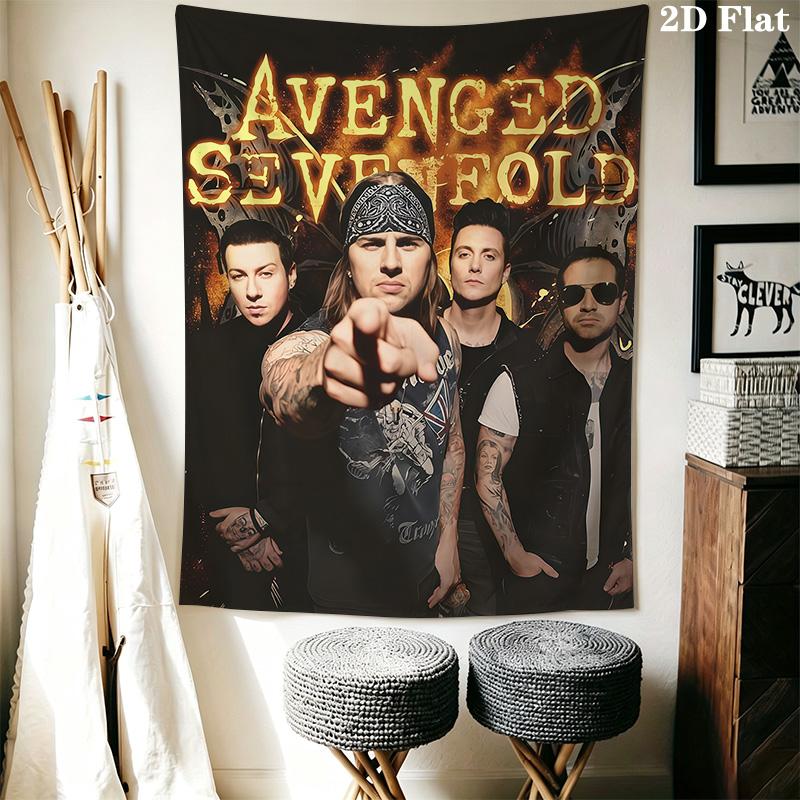 Sevenfold Shadows Light Tapestry Fashion Print Background Cloth Soft Home Decor Atmospheric Background Cloth