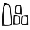 4Pcs Carbon Fiber Style Car Window Lift Switch Button Cover Trim for Mercedes Benz C Class W205