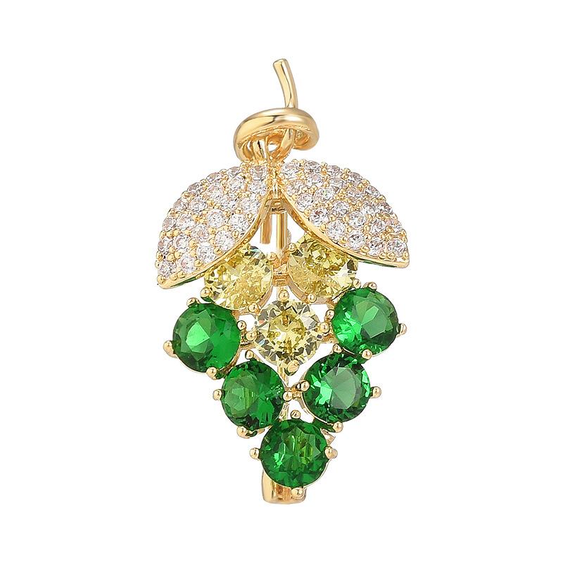 Senior Brooches Flower Leaf Brooch Pins for Women Suit Pendant Fashion Brooches Jewelry