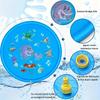 Extra-Large 170cm/66.93inch PVC Kids' Water Sprinkler Foldable Inflatable Spray Mat Summer Cool-Down Toy
