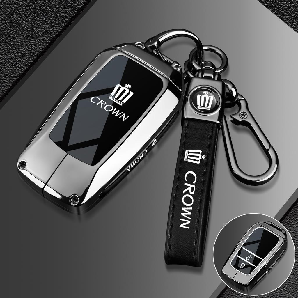 For Toyota Crown Land Release Keycase 2024 13th and 14th Generation Crown Car Special Shell Leather Full Buckle