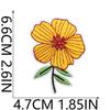 Exquisite Floral Embroidery Patch Sticker Bag Decorative Butterfly Bee Cloth Sticker Pretty Sunflower Embroidery Chapter Boy3 pcs MOQ, mix styles