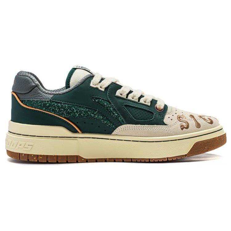 Li Ning Rookie 2 Низкие Скейтбордические Кроссовки Мужские Ярко-Зеленые ABCT065-1