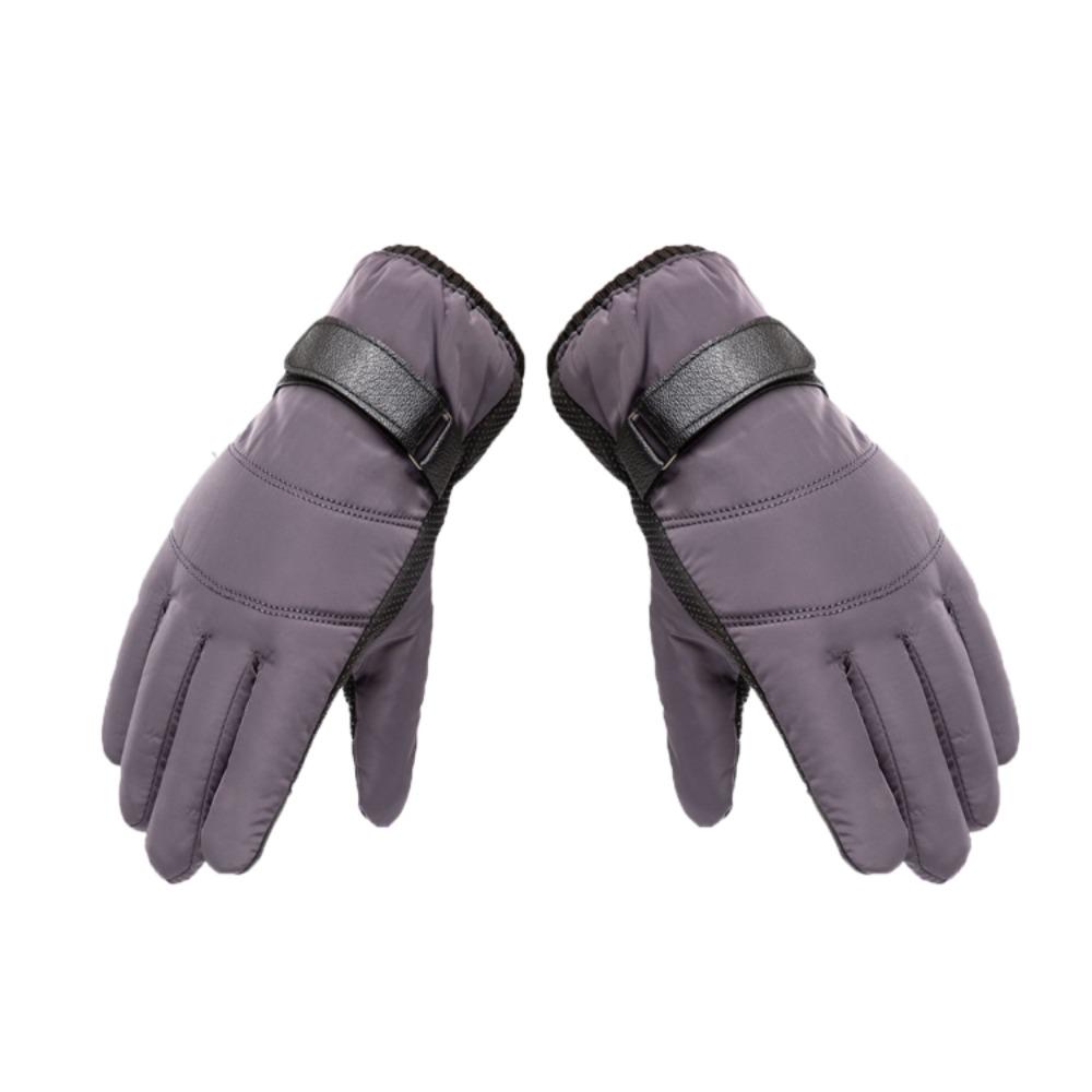 Держите в тепле Мужские варежки Водонепроницаемые перчатки для вождения Простые зимние лыжные перчатки Женские