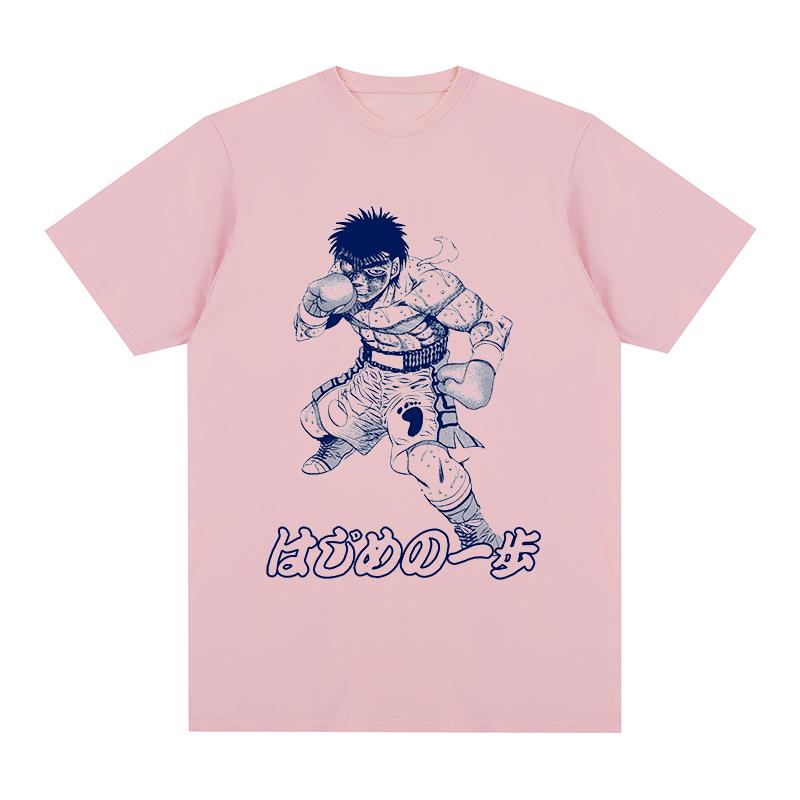Hajime No Ippo Makunouchi Ippo T-shirt Vintage 90s Summer Fashion Cotton Men New TEE TSHIRT Womens Tops
