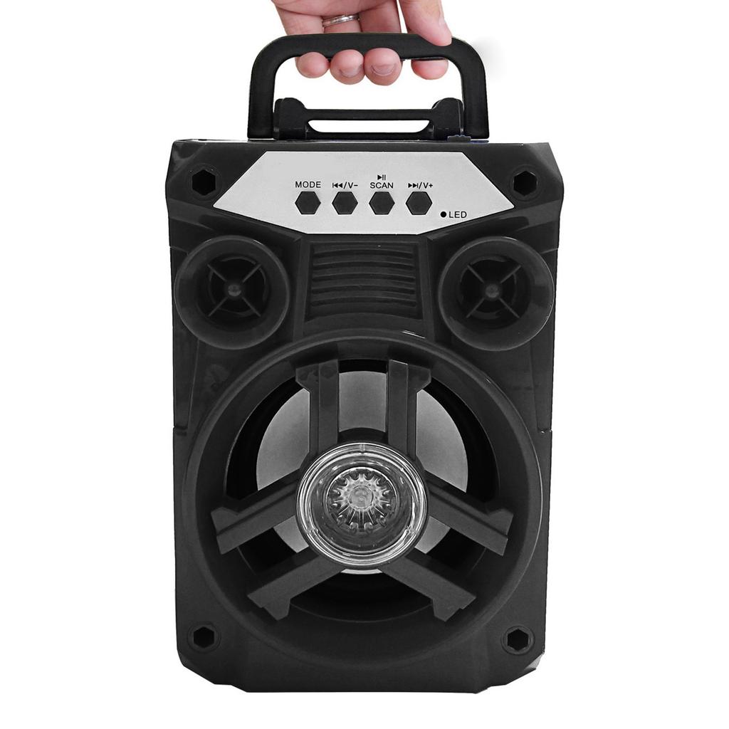 Bluetooth Speaker Support Memory Card U Disk FM Portable Wireless Speaker with Microphone 10W