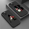 Чехол для Apple iPhone 14 13 11 12 Pro 7 XR X XS Max 8 Plus 6 6S SE 2022 13Pro черный мягкий телефон Funda Letters DIY Flower