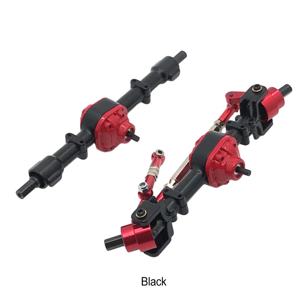 Metal Front and Rear Axle Set for WPL C14 C24 C34 C44 B14 B24 1/16 RC Car Upgrades Parts