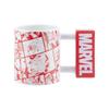 Mug - MARVEL - Logo Marvel - Rouge/blanc - Céramique - Compatible Lave-vaisselle