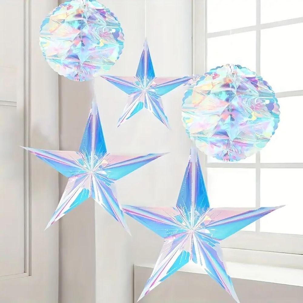 Hanging Design Christmas Hanging Decoration Honeycomb Ball Hanging Ornament  Party Supplies